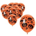 -BOLSA 10 GLOBOS NARANJA HALLOWEEN