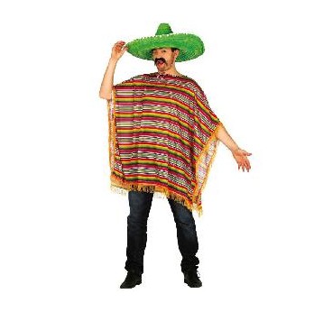 -PONCHO MEXICANO L