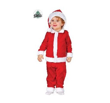 -DISFRAZ PAPA NOEL 12-18 MESES