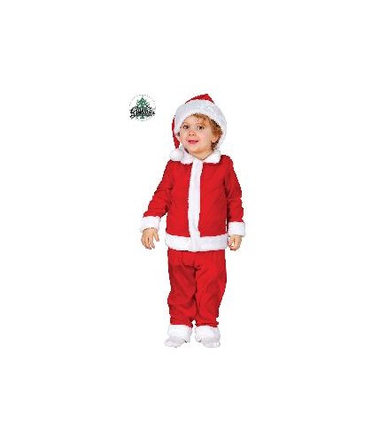 -DISFRAZ PAPA NOEL 12-18 MESES