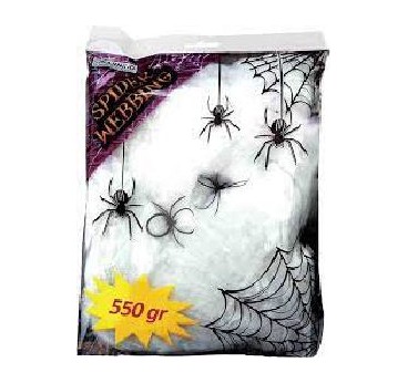 -BOLSA TELARAÑA DE COLOR BLANCO  500 GR