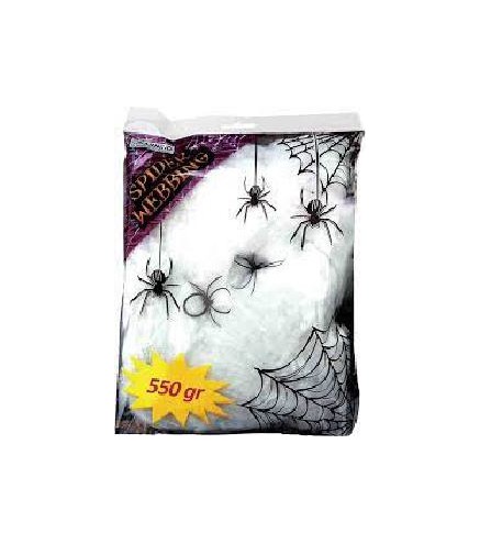 -BOLSA TELARAÑA DE COLOR BLANCO  500 GR