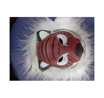 -MASCARAS TIGRE CON PELO BLANCO