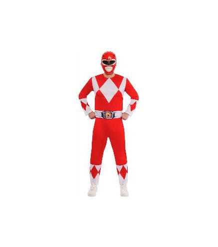 -DISFRAZ POWER RANGERS ROJO L