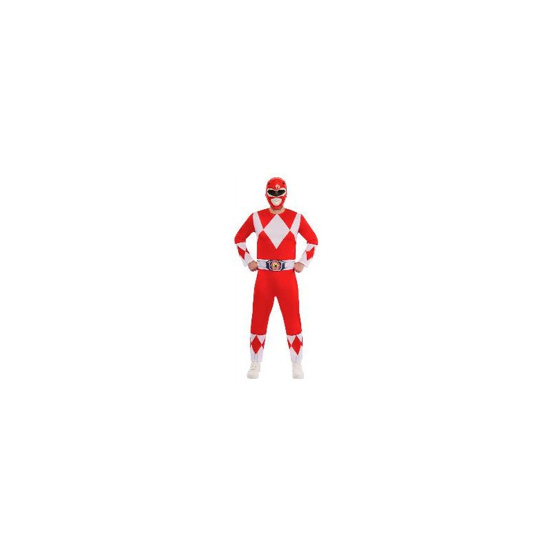 -DISFRAZ POWER RANGERS ROJO S