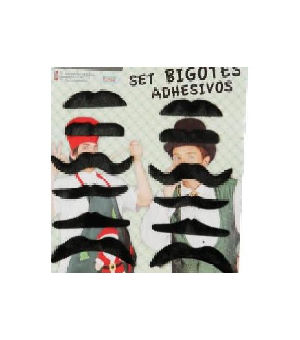 -BLISTER BIGOTES ADHESIVOS