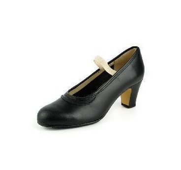 -ZAPATO GITANILLA GOMA NEGRO 34