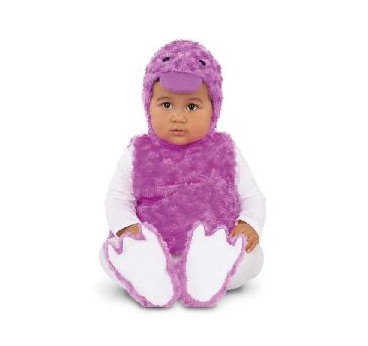 -DISFRAZ PATITO PELUCHE LILA 12-24 MESES